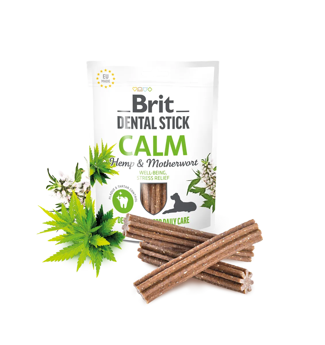 Brit Dental Stick, Köpekler İçin Stres Karşıtı Günlük Ağız Bakımı Diş Ödülü 250gr 1
